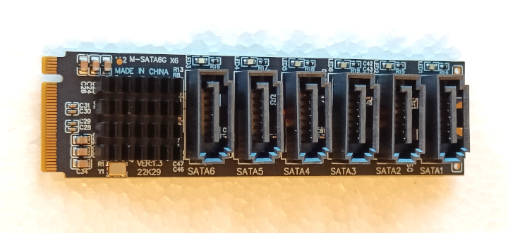 M.2 board with ASM1166